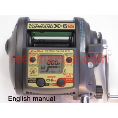Miya Command X-6ns user manual guide translation into Einglish, can buy and download 