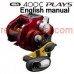 Shimano 2010 Plays 400C user manual guide translation into Einglish, can buy and download 